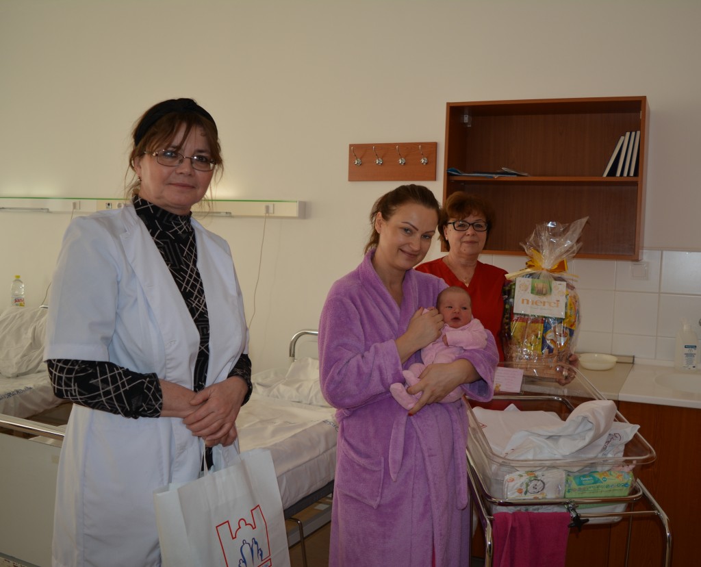 Janka, a váci kórházban elsőként született újévi baba