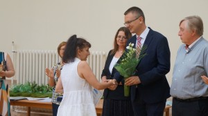 dolgozói díj átvétele